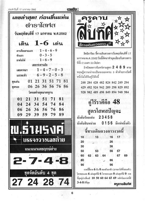 thai lottery free tips 2014